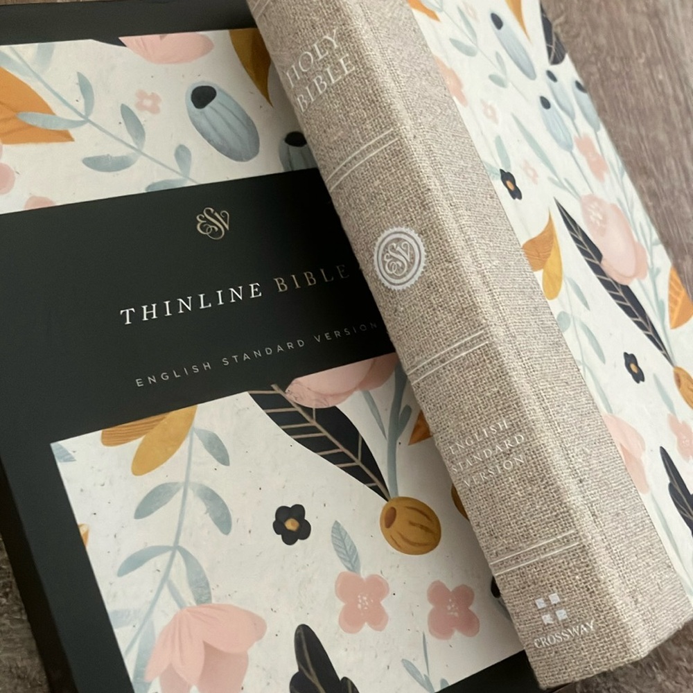 Floral Thinline Bible | ESV Large Print